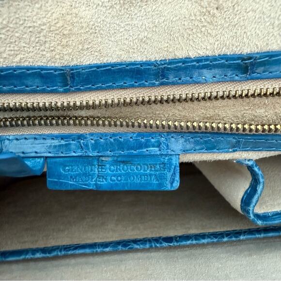 Nancy Gonzalez Flap Pocket Bag Crocodile Medium Retail 2200$ - Picture 7 of 10